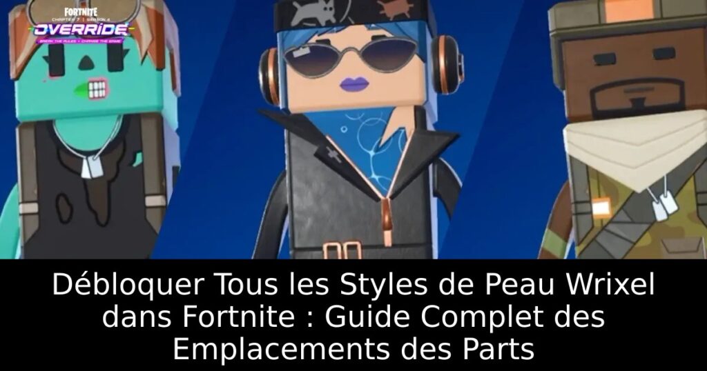 Débloquer Tous les Styles de Peau Wrixel dans Fortnite : Guide Complet des Emplacements des Parts