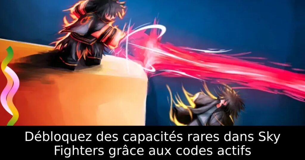 Débloquez des capacités rares dans Sky Fighters grâce aux codes actifs