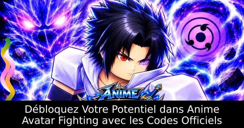 Débloquez Votre Potentiel dans Anime Avatar Fighting avec les Codes Officiels