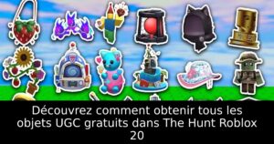 Découvrez comment obtenir tous les objets UGC gratuits dans The Hunt Roblox 20