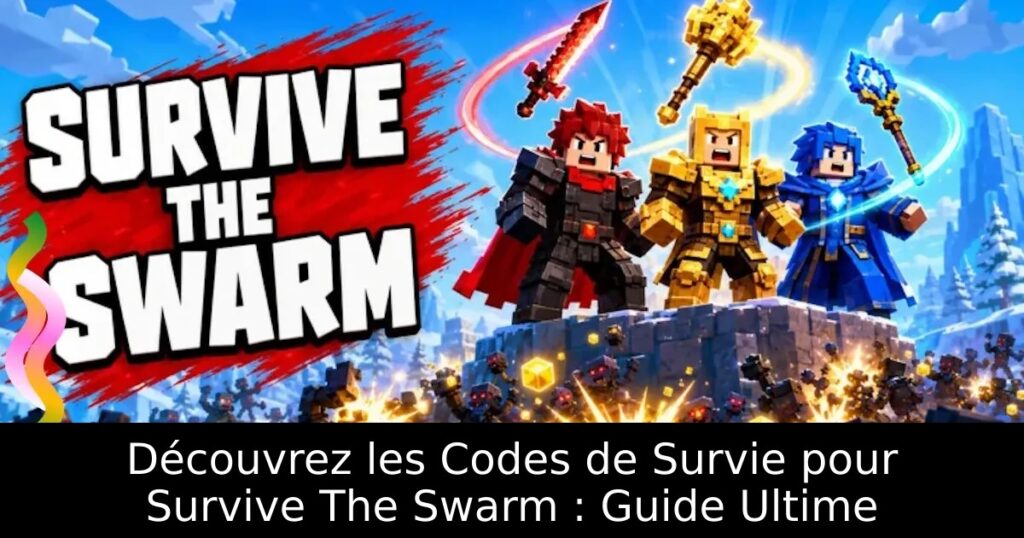 Découvrez les Codes de Survie pour Survive The Swarm : Guide Ultime