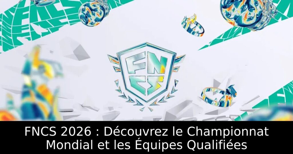 FNCS 2026 : Découvrez le Championnat Mondial et les Équipes Qualifiées