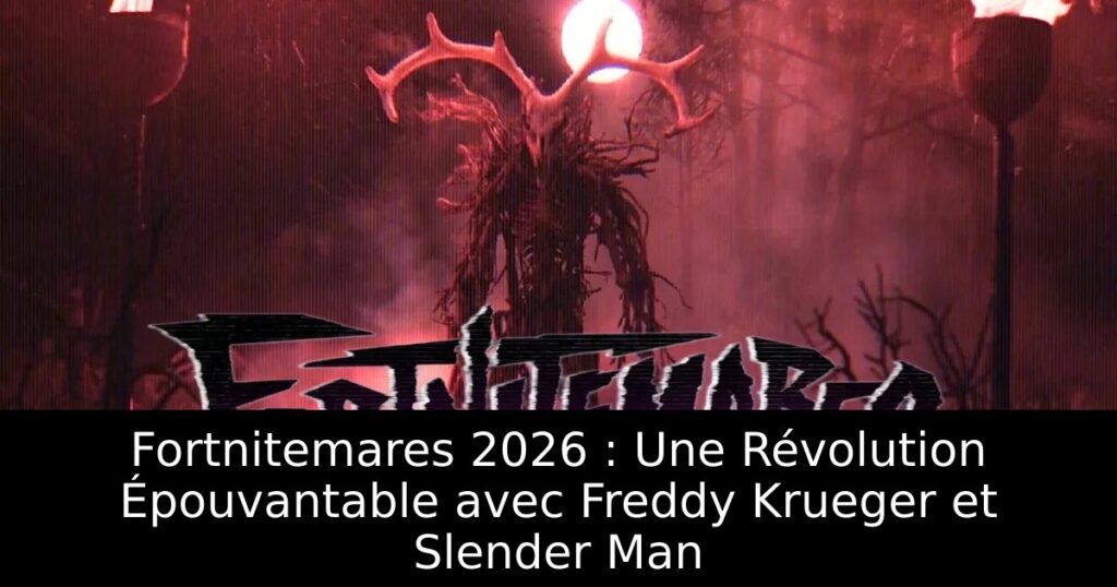 Fortnitemares 2026 : Une Révolution Épouvantable avec Freddy Krueger et Slender Man