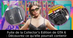 Fuite de la Collector’s Edition de GTA 6 : Découvrez ce qu&rsquo;elle pourrait contenir