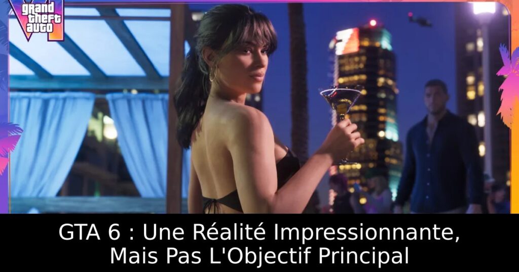 GTA 6 : Une Réalité Impressionnante, Mais Pas L&rsquo;Objectif Principal