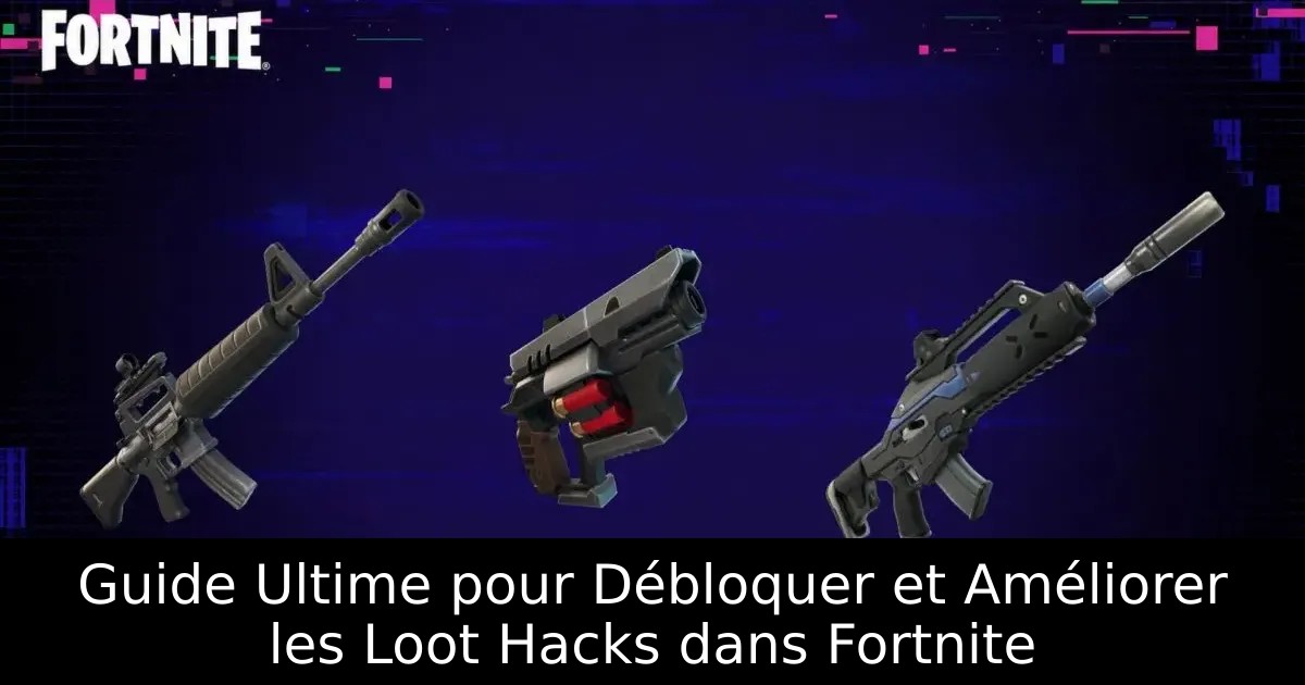Guide Ultime pour Débloquer et Améliorer les Loot Hacks dans Fortnite