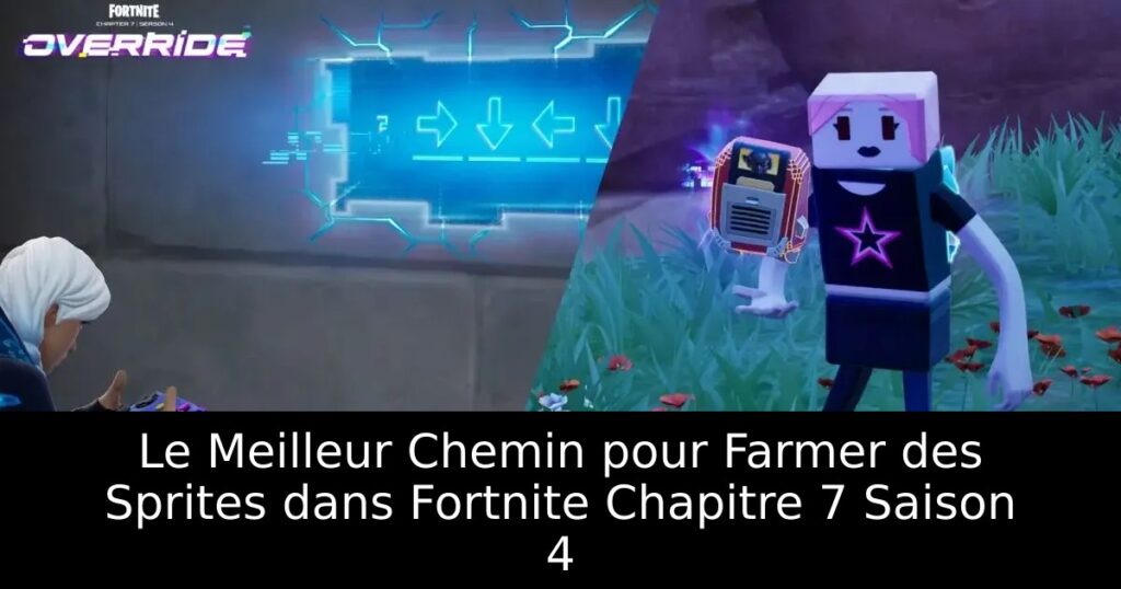 Le Meilleur Chemin pour Farmer des Sprites dans Fortnite Chapitre 7 Saison 4