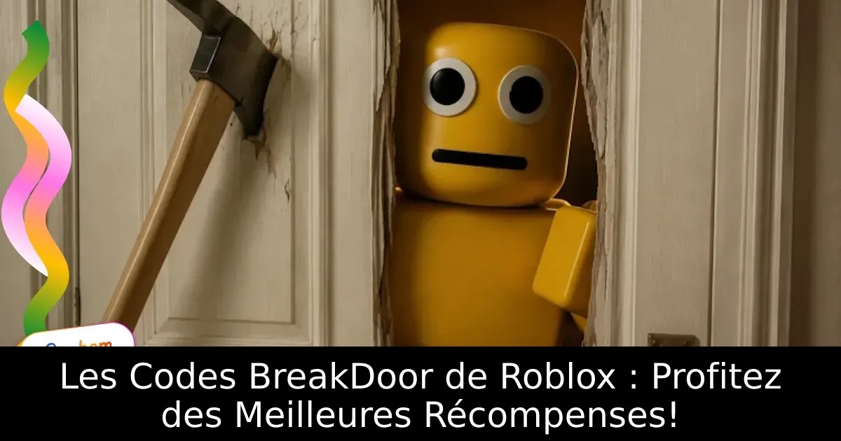 Les Codes BreakDoor de Roblox : Profitez des Meilleures Récompenses!