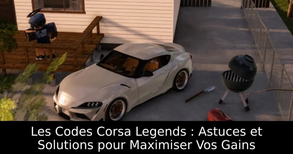 Les Codes Corsa Legends : Astuces et Solutions pour Maximiser Vos Gains