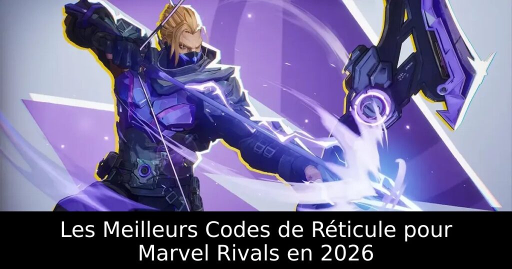 Les Meilleurs Codes de Réticule pour Marvel Rivals en 2026