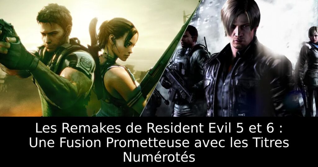 Les Remakes de Resident Evil 5 et 6 : Une Fusion Prometteuse avec les Titres Numérotés