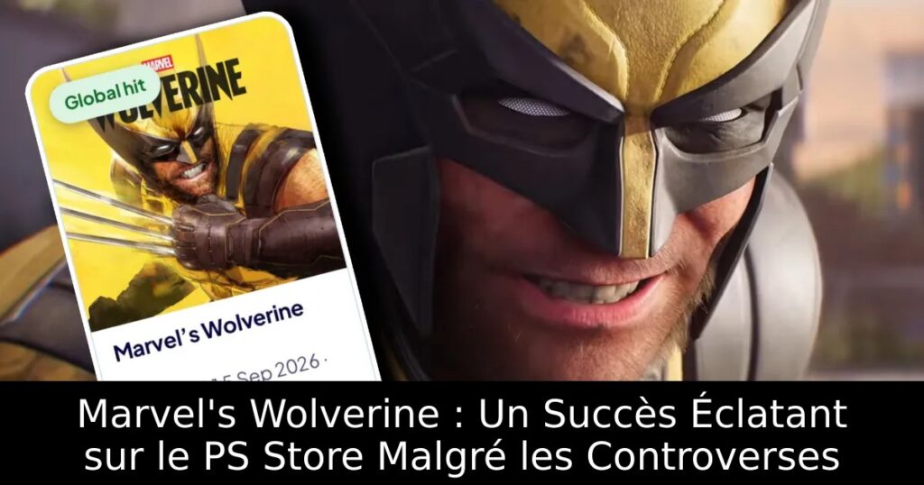 Marvel&rsquo;s Wolverine : Un Succès Éclatant sur le PS Store Malgré les Controverses