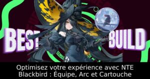 Optimisez votre expérience avec NTE Blackbird : Équipe, Arc et Cartouche