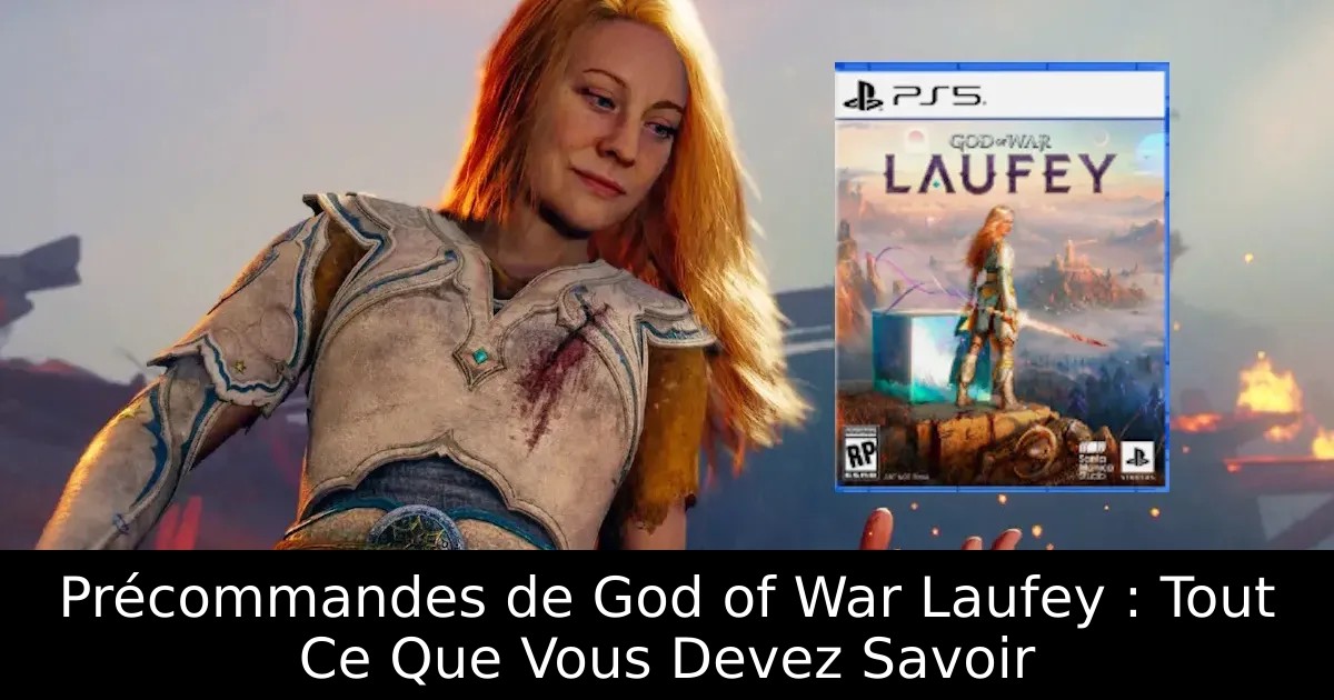 Précommandes de God of War Laufey : Tout Ce Que Vous Devez Savoir