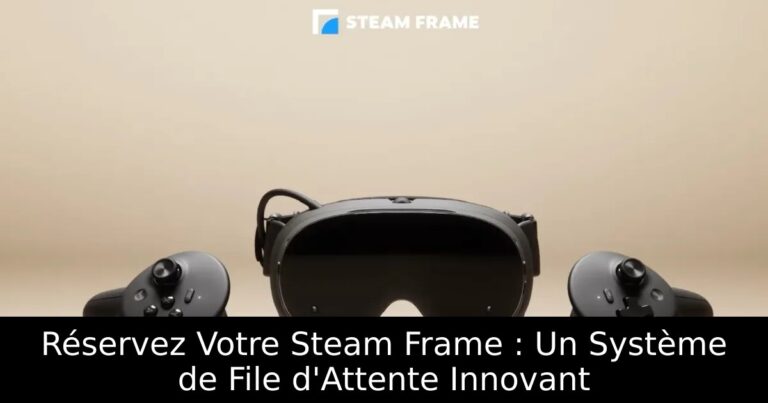 Réservez Votre Steam Frame : Un Système de File d&rsquo;Attente Innovant