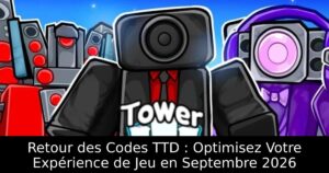 Retour des Codes TTD : Optimisez Votre Expérience de Jeu en Septembre 2026