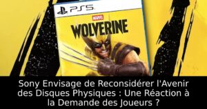 Sony Envisage de Reconsidérer l&rsquo;Avenir des Disques Physiques : Une Réaction à la Demande des Joueurs ?