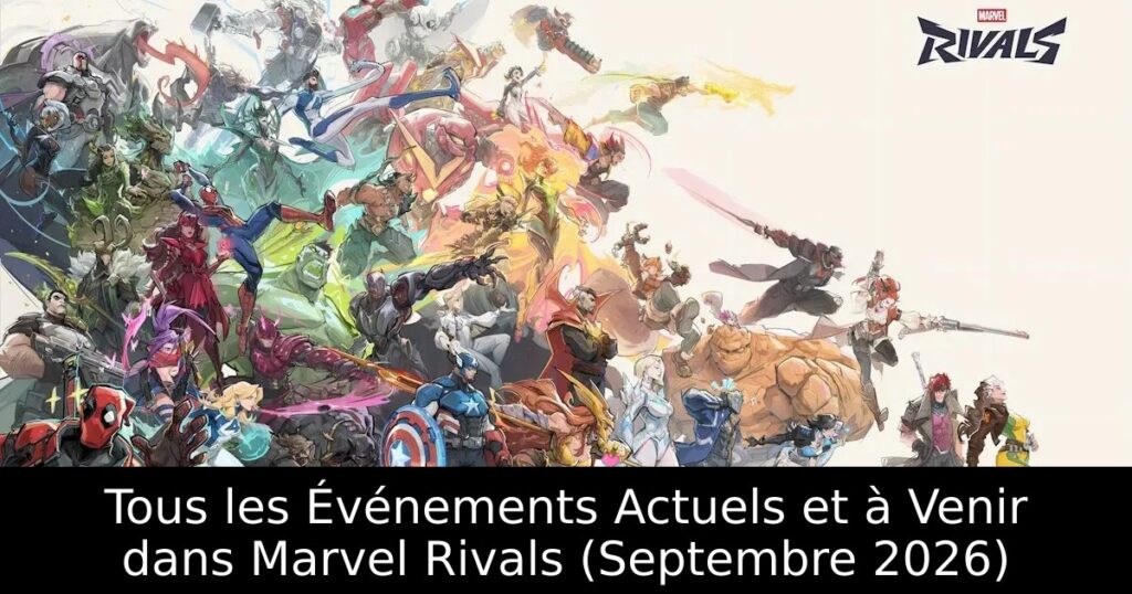 Tous les Événements Actuels et à Venir dans Marvel Rivals (Septembre 2026)