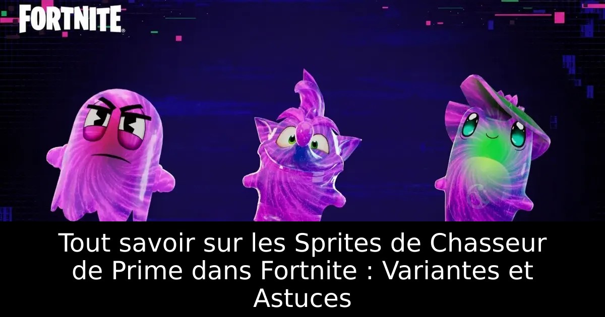 Tout savoir sur les Sprites de Chasseur de Prime dans Fortnite : Variantes et Astuces