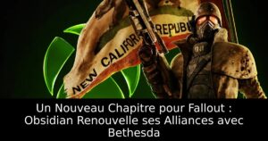 Un Nouveau Chapitre pour Fallout : Obsidian Renouvelle ses Alliances avec Bethesda