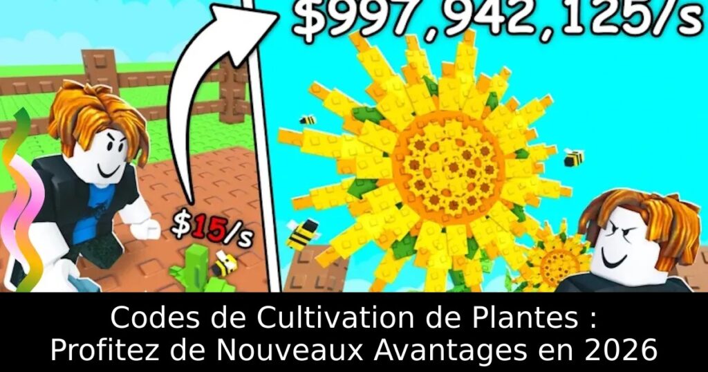 Codes de Cultivation de Plantes : Profitez de Nouveaux Avantages en 2026
