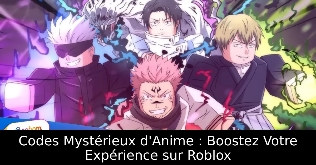 Codes Mystérieux d&rsquo;Anime : Boostez Votre Expérience sur Roblox