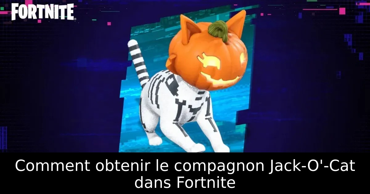 Comment obtenir le compagnon Jack-O&rsquo;-Cat dans Fortnite