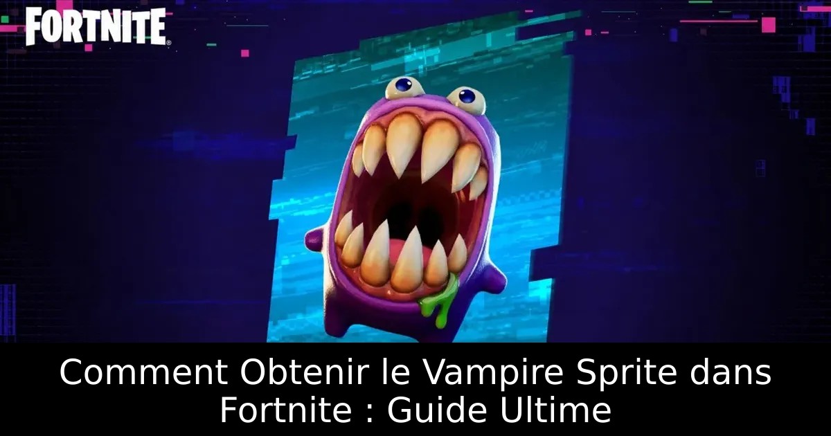 Comment Obtenir le Vampire Sprite dans Fortnite : Guide Ultime