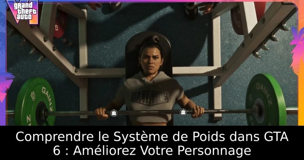 Comprendre le Système de Poids dans GTA 6 : Améliorez Votre Personnage