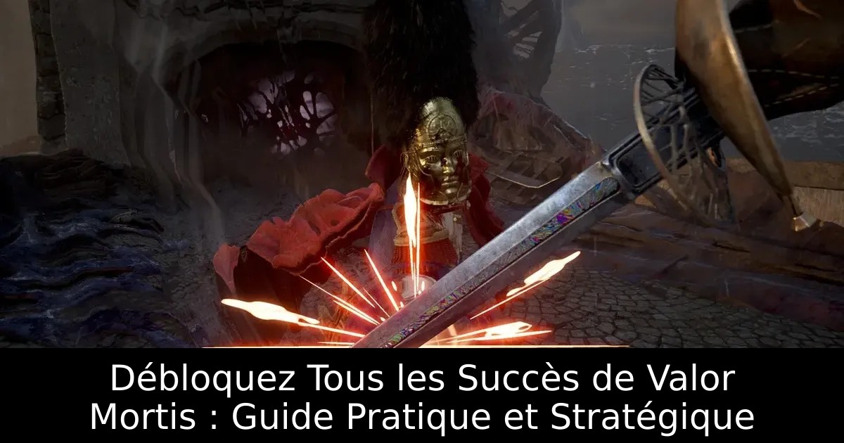 Débloquez Tous les Succès de Valor Mortis : Guide Pratique et Stratégique