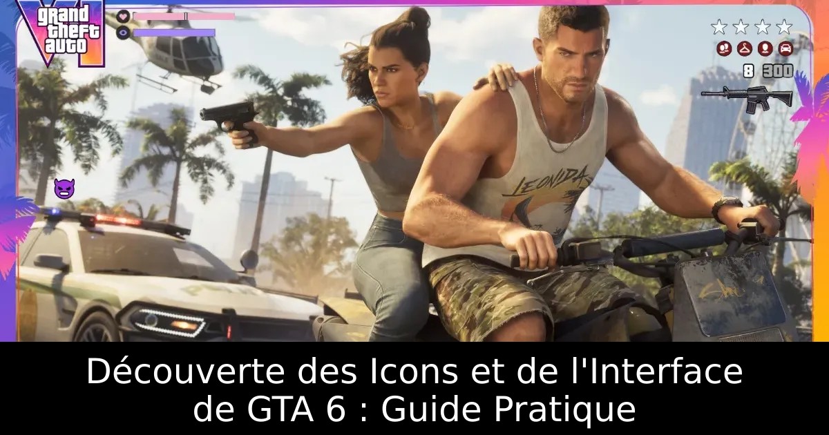Découverte des Icons et de l&rsquo;Interface de GTA 6 : Guide Pratique