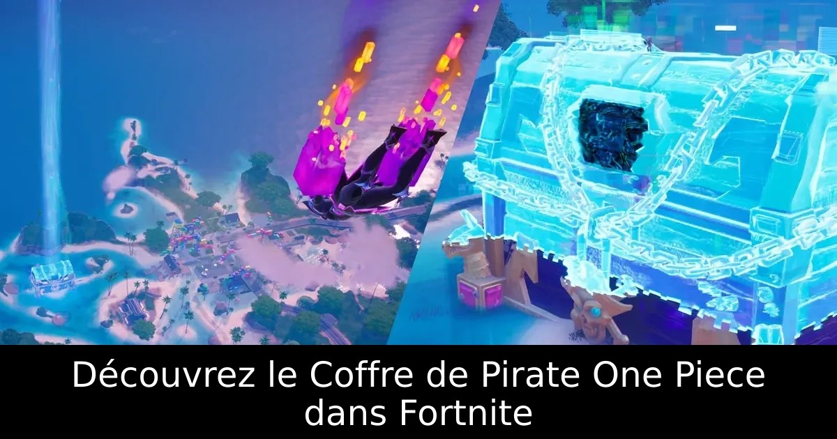 Découvrez le Coffre de Pirate One Piece dans Fortnite