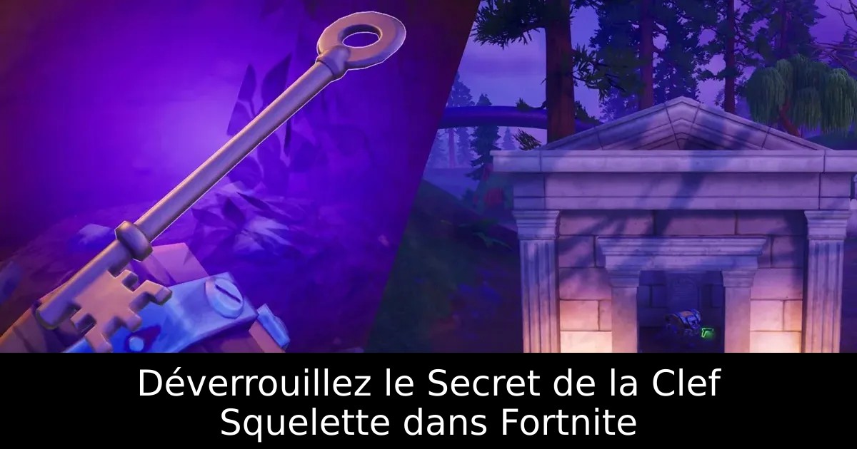 Déverrouillez le Secret de la Clef Squelette dans Fortnite
