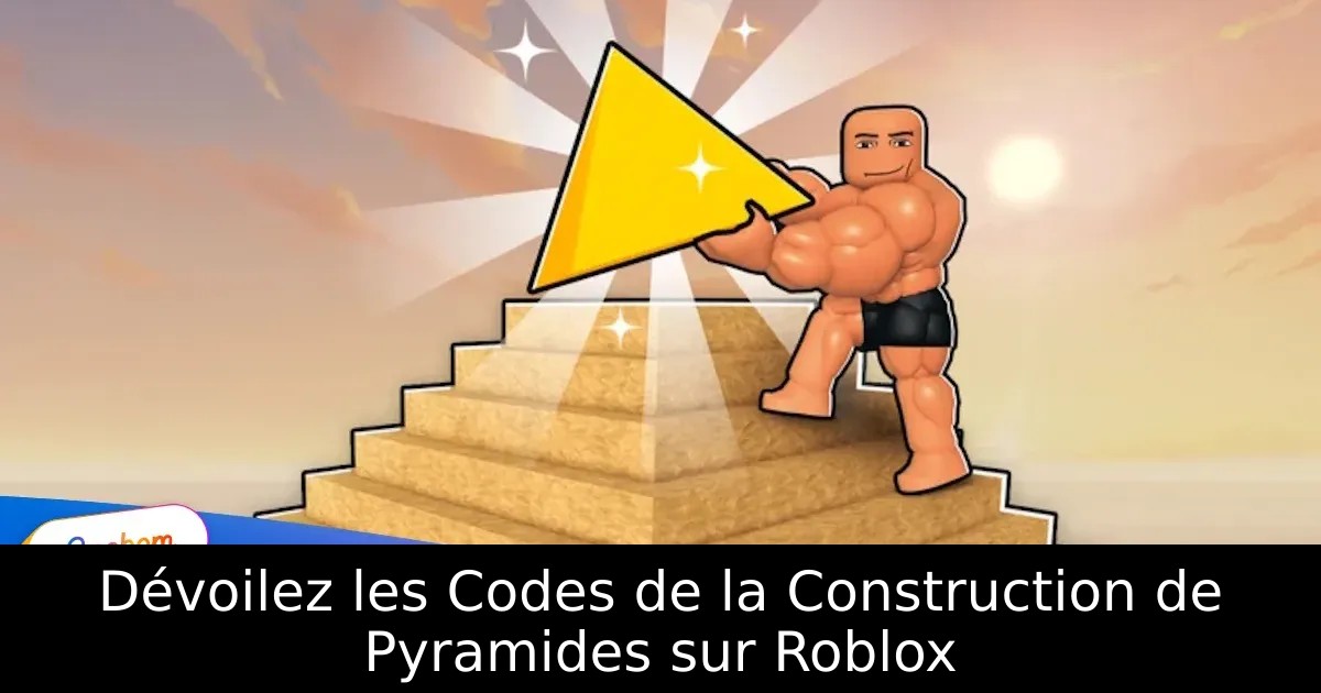 Dévoilez les Codes de la Construction de Pyramides sur Roblox