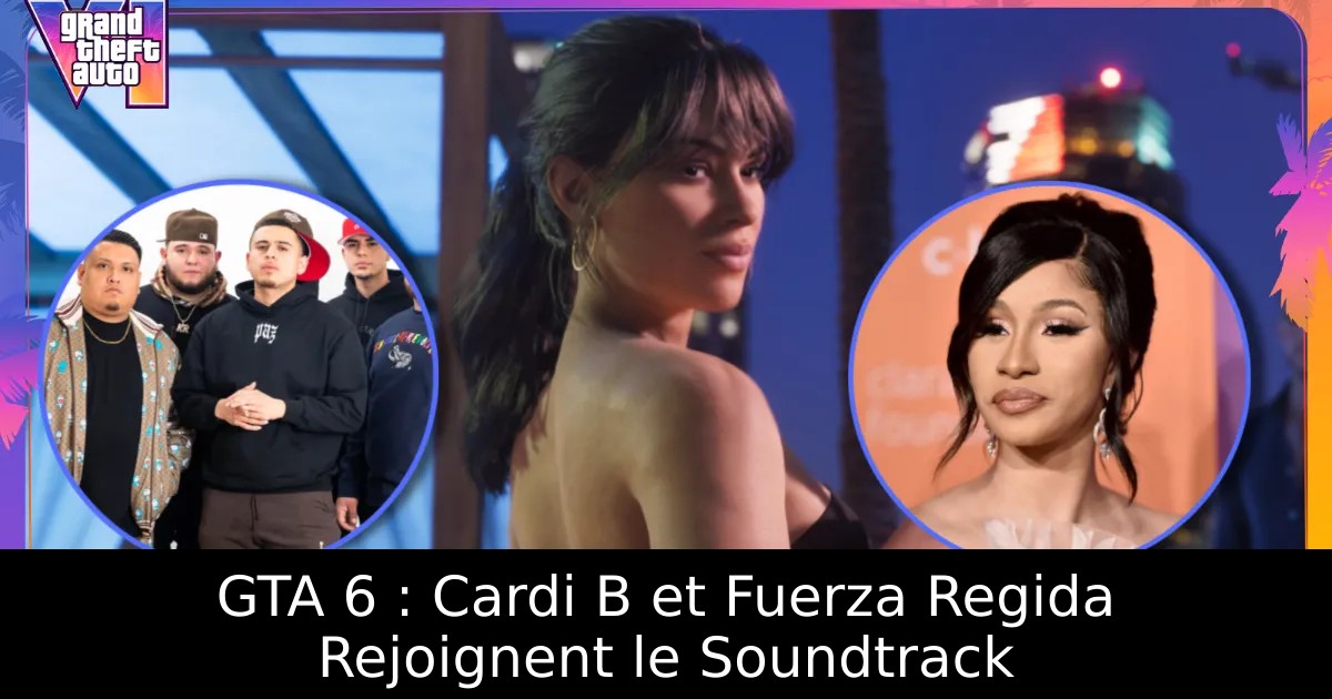 GTA 6 : Cardi B et Fuerza Regida Rejoignent le Soundtrack