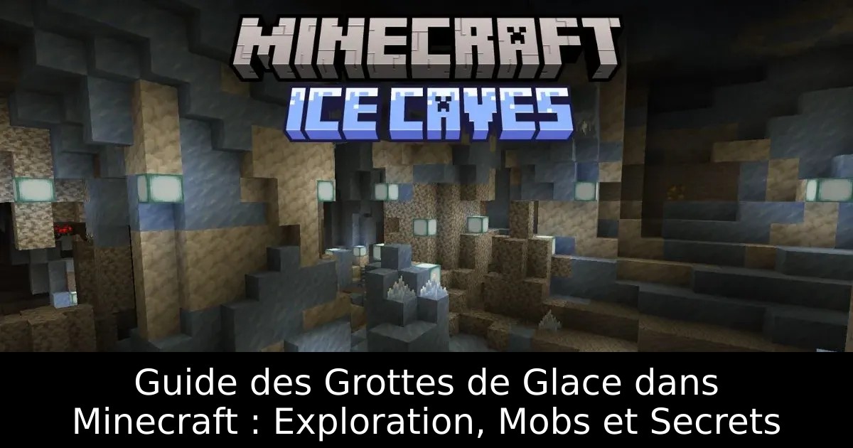 Guide des Grottes de Glace dans Minecraft : Exploration, Mobs et Secrets
