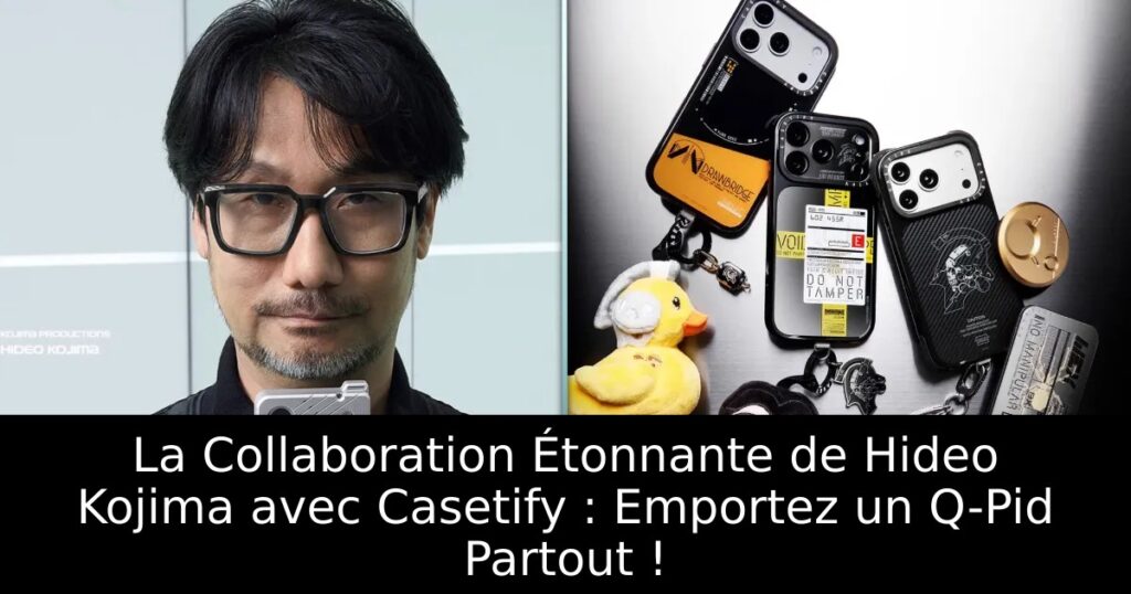 La Collaboration Étonnante de Hideo Kojima avec Casetify : Emportez un Q-Pid Partout !