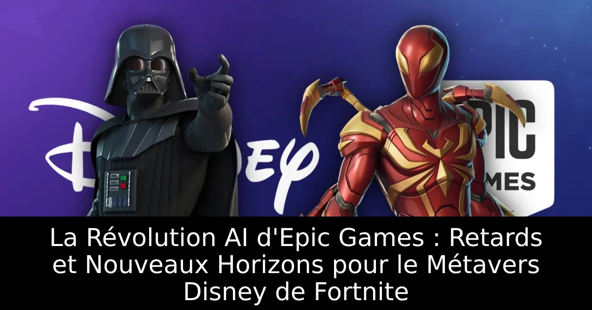 La Révolution AI d&rsquo;Epic Games : Retards et Nouveaux Horizons pour le Métavers Disney de Fortnite