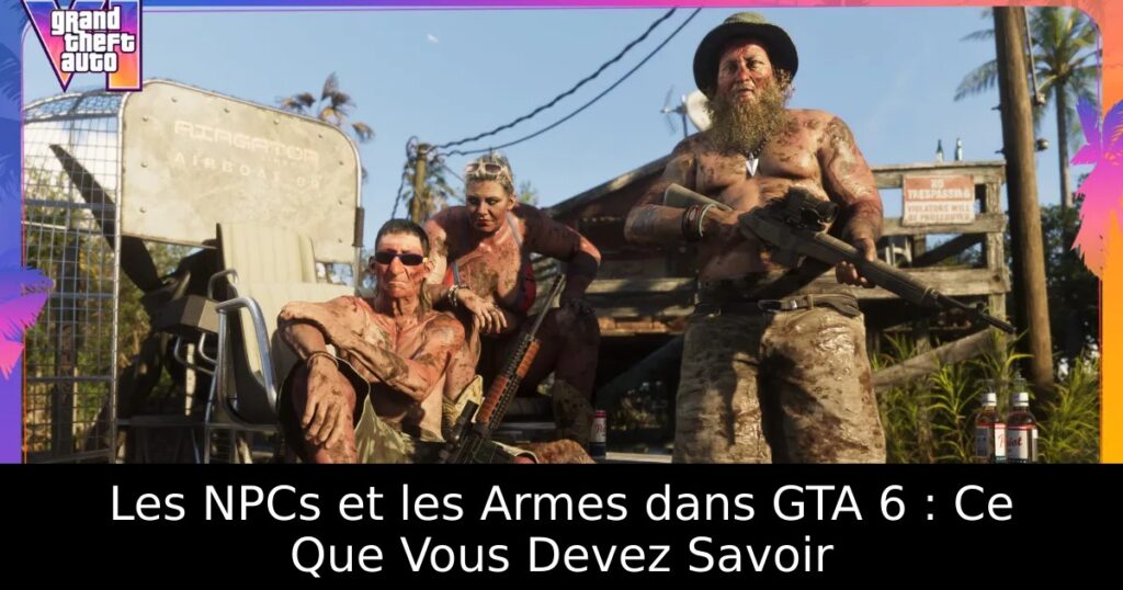 Les NPCs et les Armes dans GTA 6 : Ce Que Vous Devez Savoir