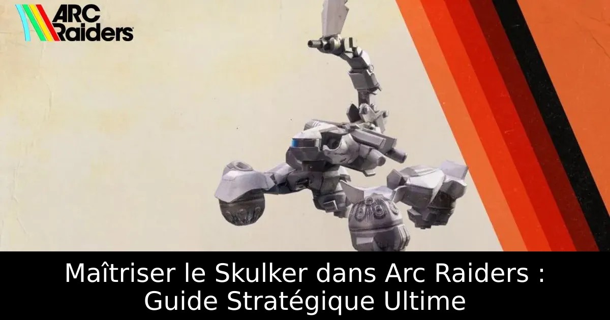 Maîtriser le Skulker dans Arc Raiders : Guide Stratégique Ultime