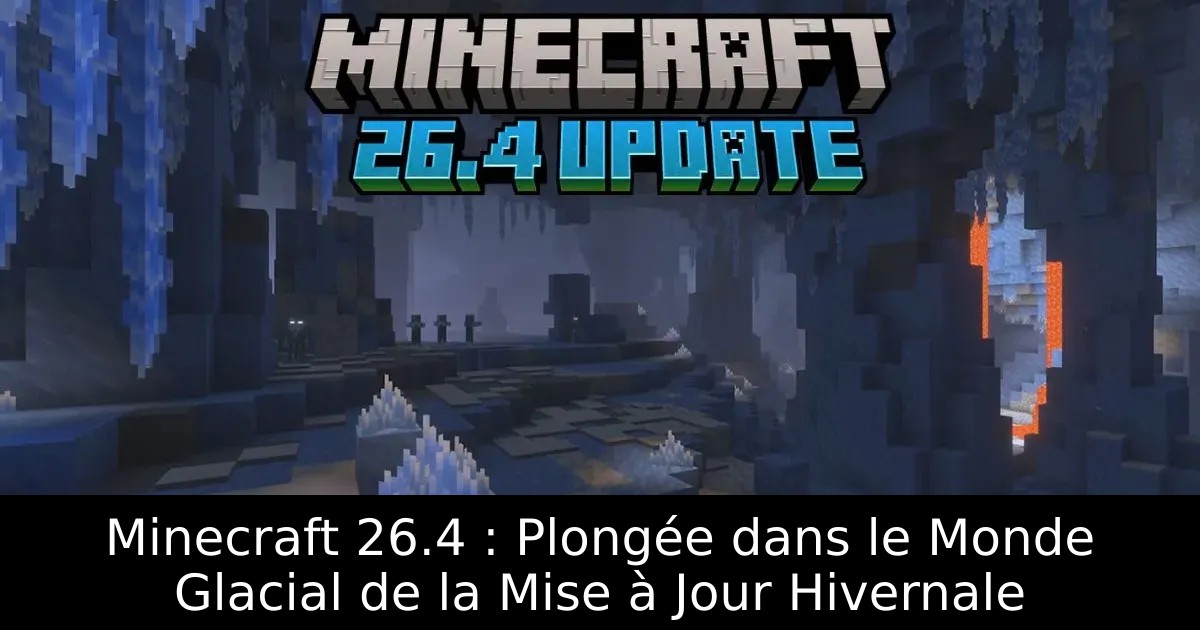 Minecraft 26.4 : Plongée dans le Monde Glacial de la Mise à Jour Hivernale