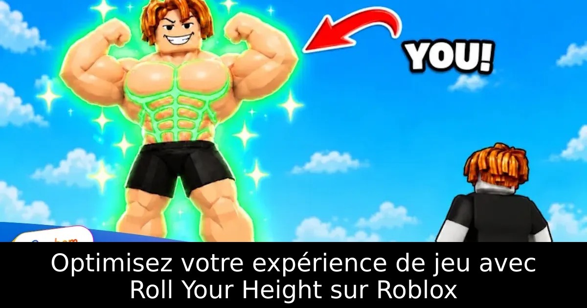 Optimisez votre expérience de jeu avec Roll Your Height sur Roblox