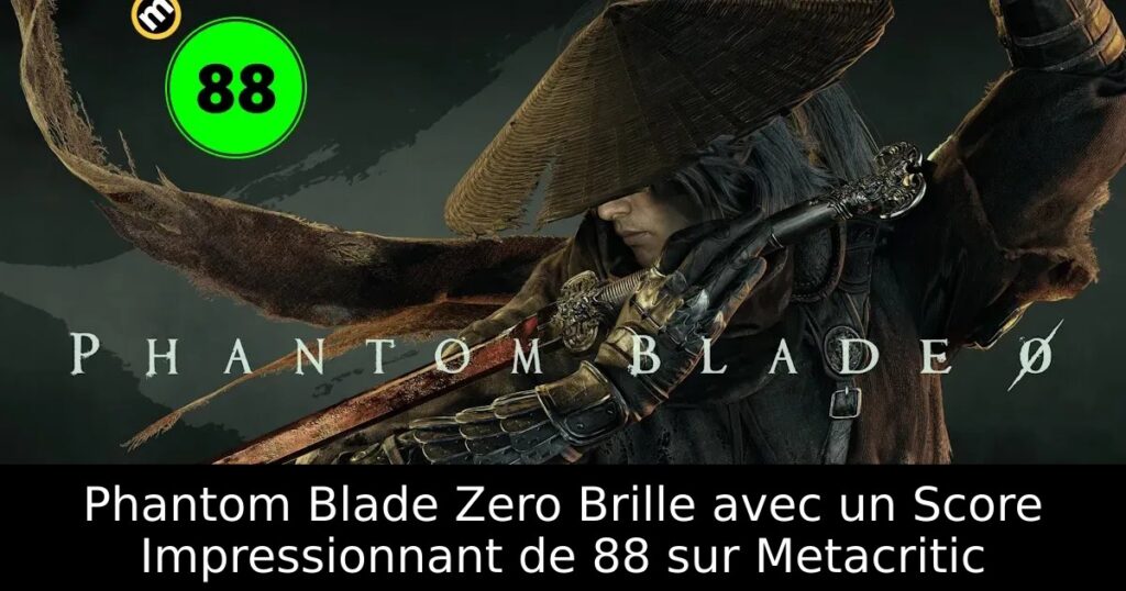 Phantom Blade Zero Brille avec un Score Impressionnant de 88 sur Metacritic