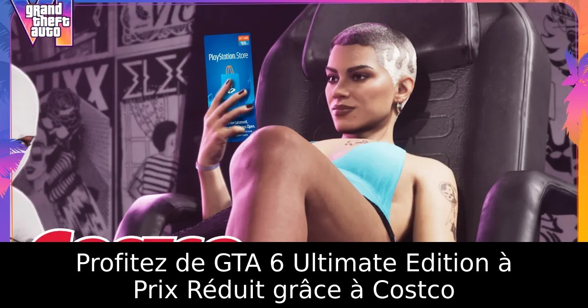 Profitez de GTA 6 Ultimate Edition à Prix Réduit grâce à Costco