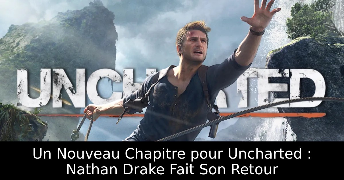 Un Nouveau Chapitre pour Uncharted : Nathan Drake Fait Son Retour