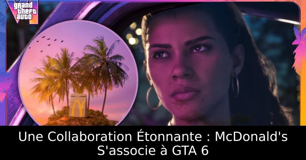 Une Collaboration Étonnante : McDonald&rsquo;s S&rsquo;associe à GTA 6